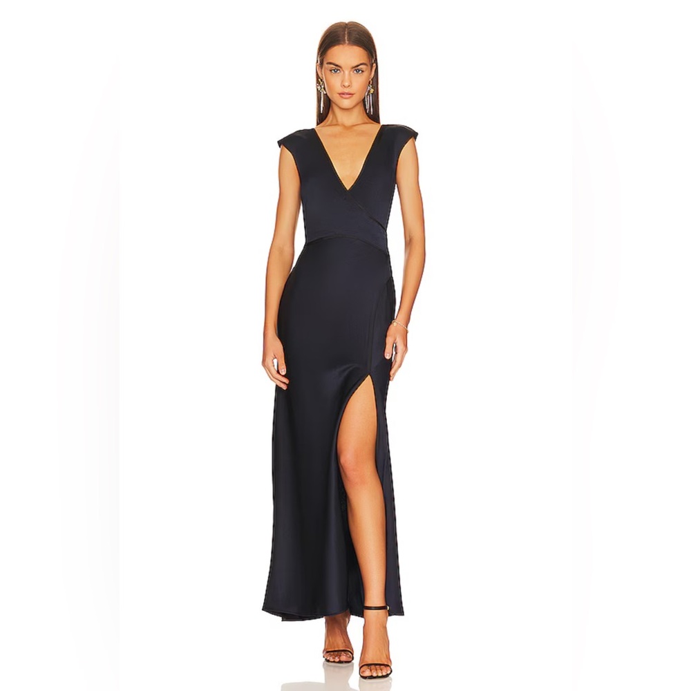 NWT Bec+Bridge Kimberly Maxi Dress in Ink, size 8/S